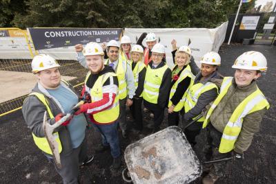 Unemployed Wolverhampton residents are benefitting from a new £100,000 sub regional construction training hub in the city