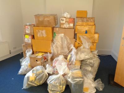 Some of the items seized by Trading Standards officers