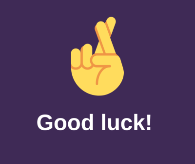 Good luck to students collecting results next week