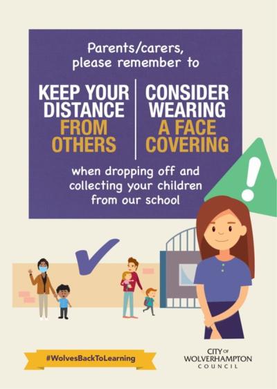 With Covid-19 cases still high in the city's schools, secondary students, staff and visitors are being reminded to wear face coverings in communal areas