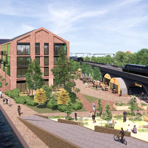 Canalside wharfs proposed for Wolverhampton Canalside South