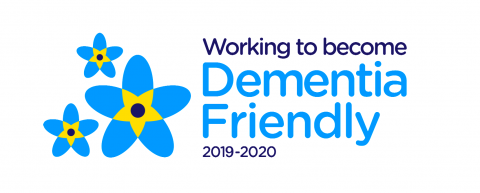 Dementia Friendly logo 2019 to 2020